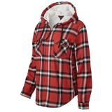 Women’s Plush Pile-Lined Hooded Flannel by Tough Duck - Style WS12