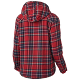 Women’s Plush Pile-Lined Hooded Flannel by Tough Duck - Style WS12