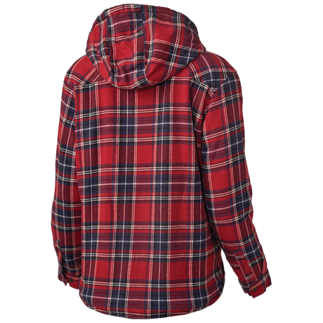 Women’s Plush Pile-Lined Hooded Flannel by Tough Duck - Style WS12