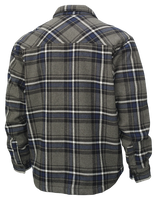 Sherpa Bonded Flannel Jac-Shirt by Tough Duck - Style WS15