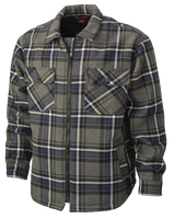 Sherpa Bonded Flannel Jac-Shirt by Tough Duck - Style WS15