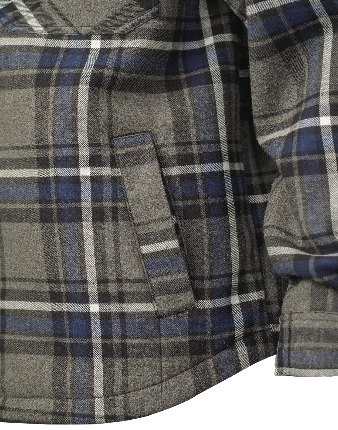 Sherpa Bonded Flannel Jac-Shirt by Tough Duck - Style WS15