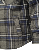 Sherpa Bonded Flannel Jac-Shirt by Tough Duck - Style WS15