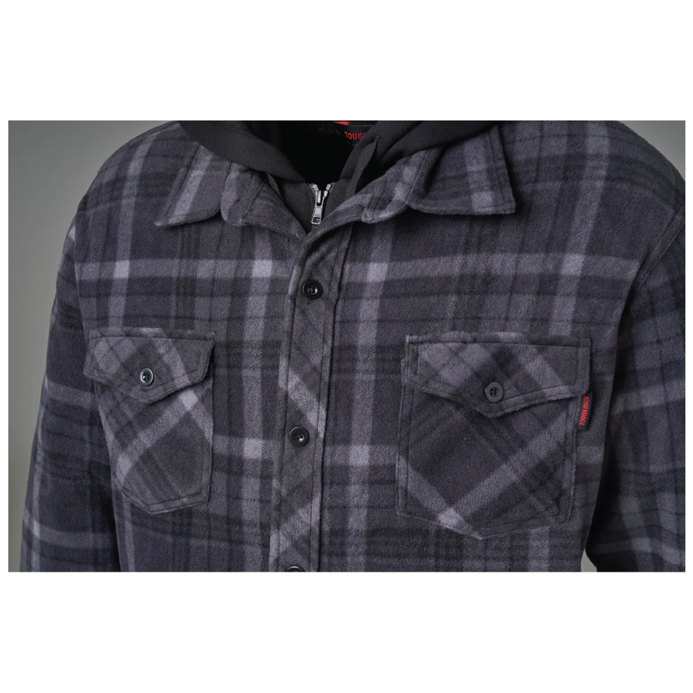 Sherpa Lined Fleeced Jac-Shirt by Tough Duck - Style WS16