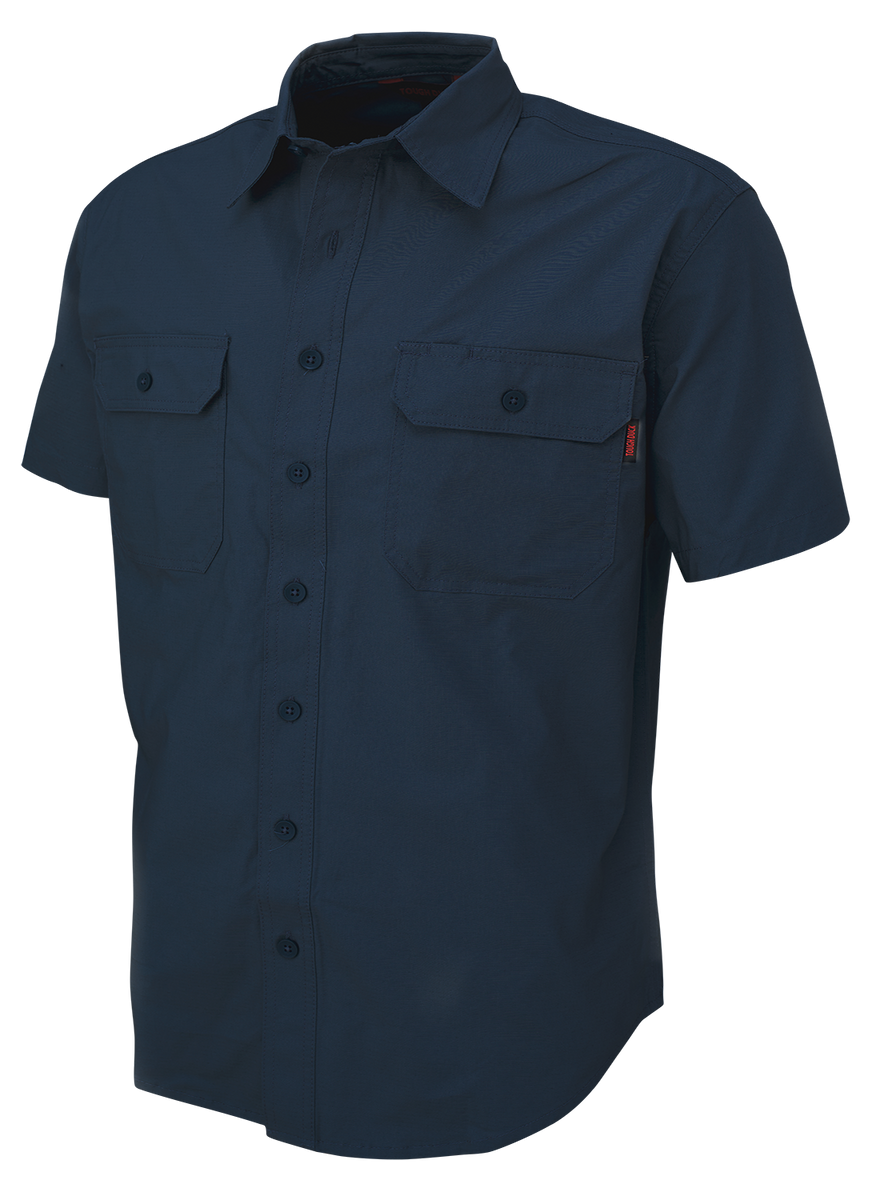 Short Sleeve Stretch Ripstop Shirt by Tough Duck - Style WS20 ...