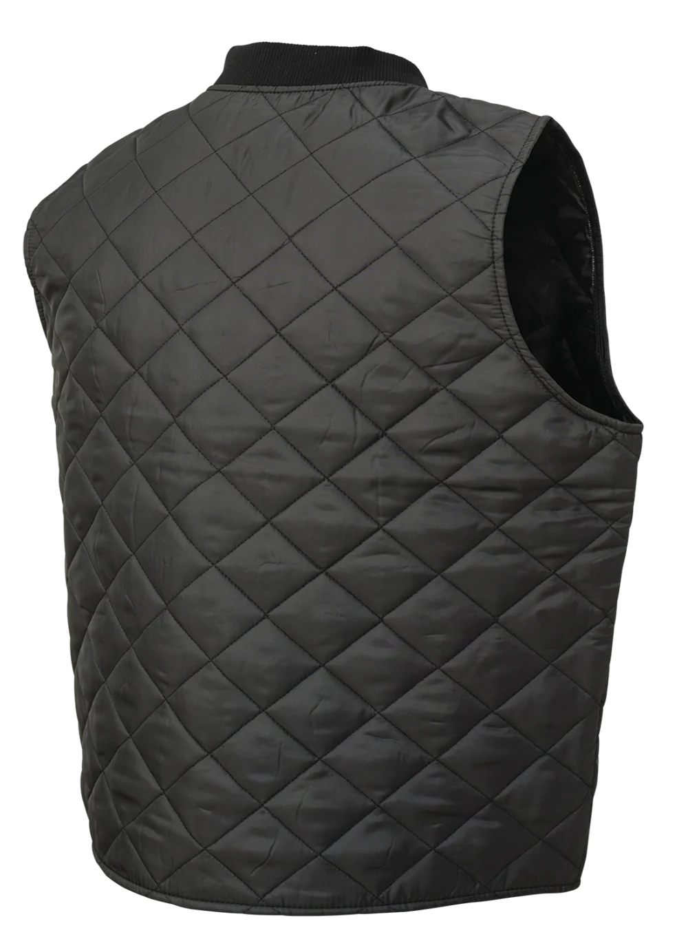 Black Quilted Freezer Vest By Tough Duck - Style WV07
