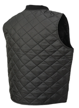 Black Quilted Freezer Vest By Tough Duck - Style WV07