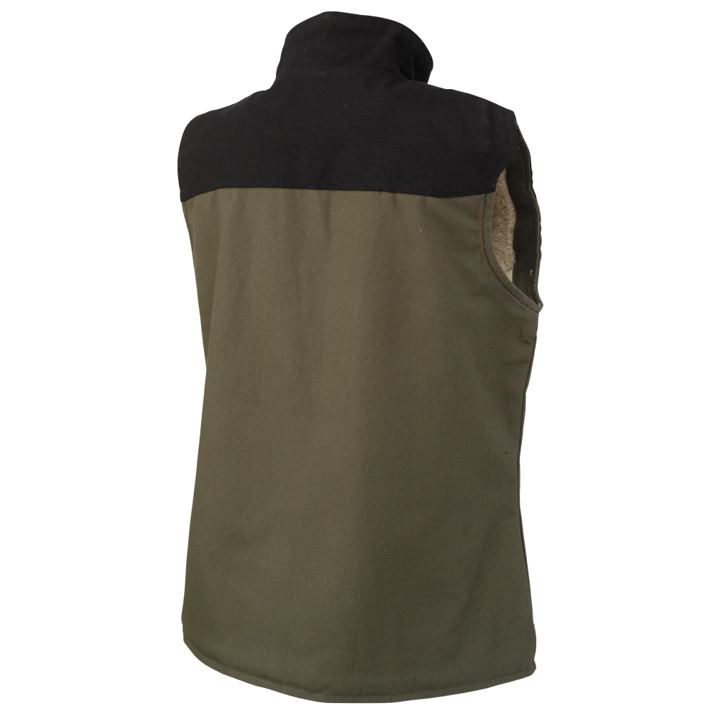 Women's Duck Sherpa-Lined Vest by Tough Duck - Style WV09