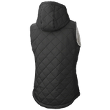 Women's Quilted Sherpa-Lined Vest by Tough Duck - Style WV10