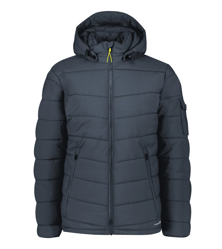 Unisex Streetworx Hooded Puffer Jacket by Syzmik Workwear - Style ZJ240