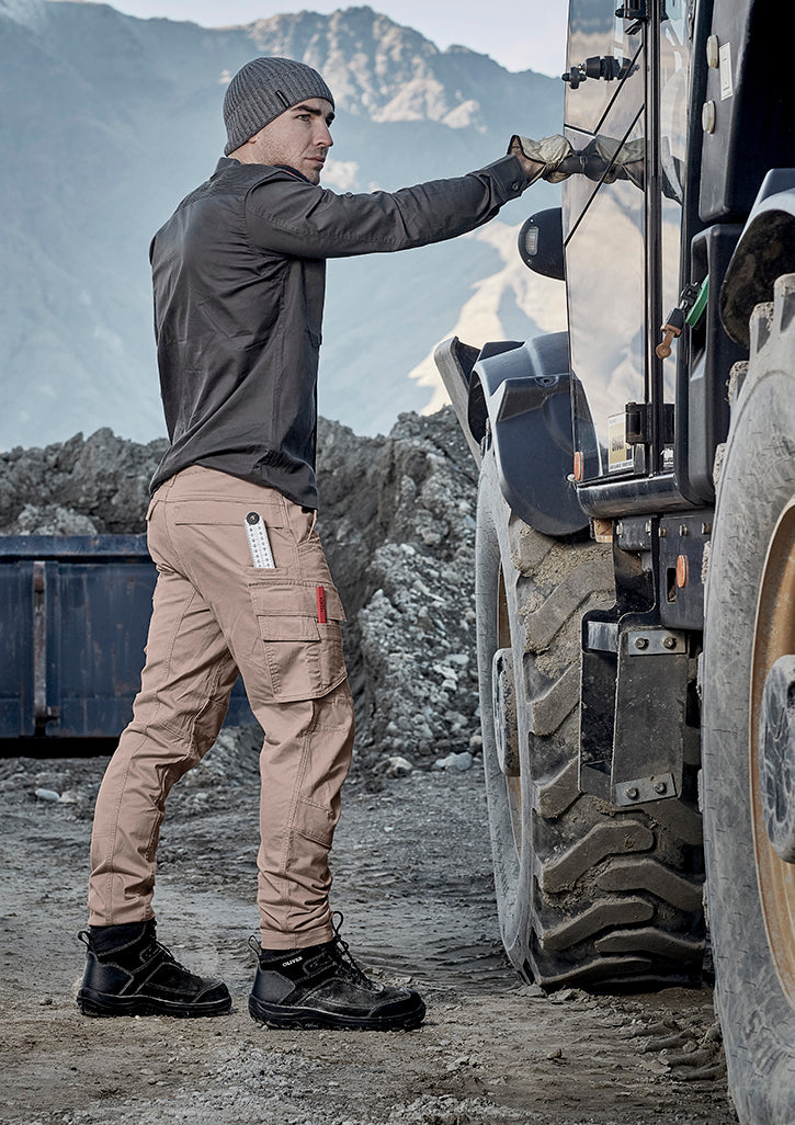 Mens Streetworx Curved Cargo Pant by Syzmik Workwear - Style ZP360