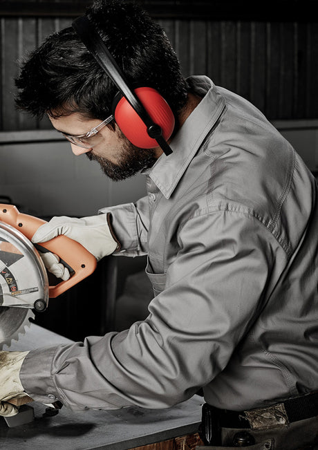 Mens Lightweight Tradie Long Sleeve Shirt by Syzmik Workwear - Style ZW121