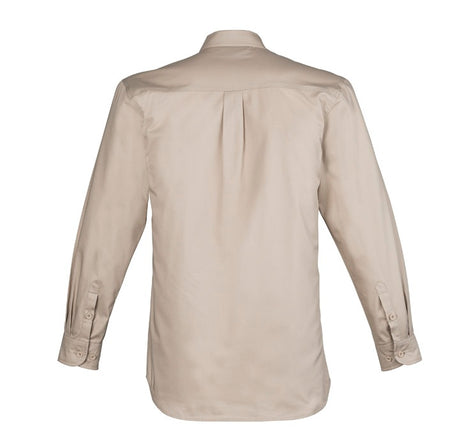 Mens Lightweight Tradie Long Sleeve Shirt by Syzmik Workwear - Style ZW121