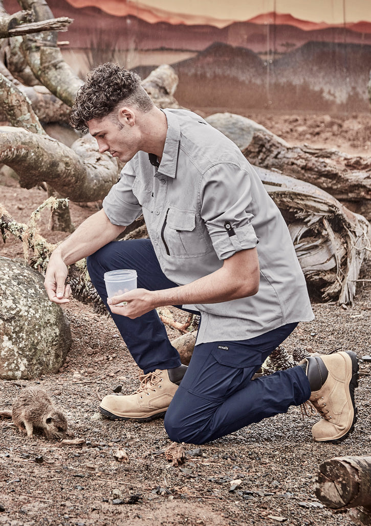 Mens Outdoor Long Sleeve Shirt by Syzmik Workwear - Style ZW460