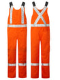 Avenger Style 422 orange hi-vis flame-resistant bib pants