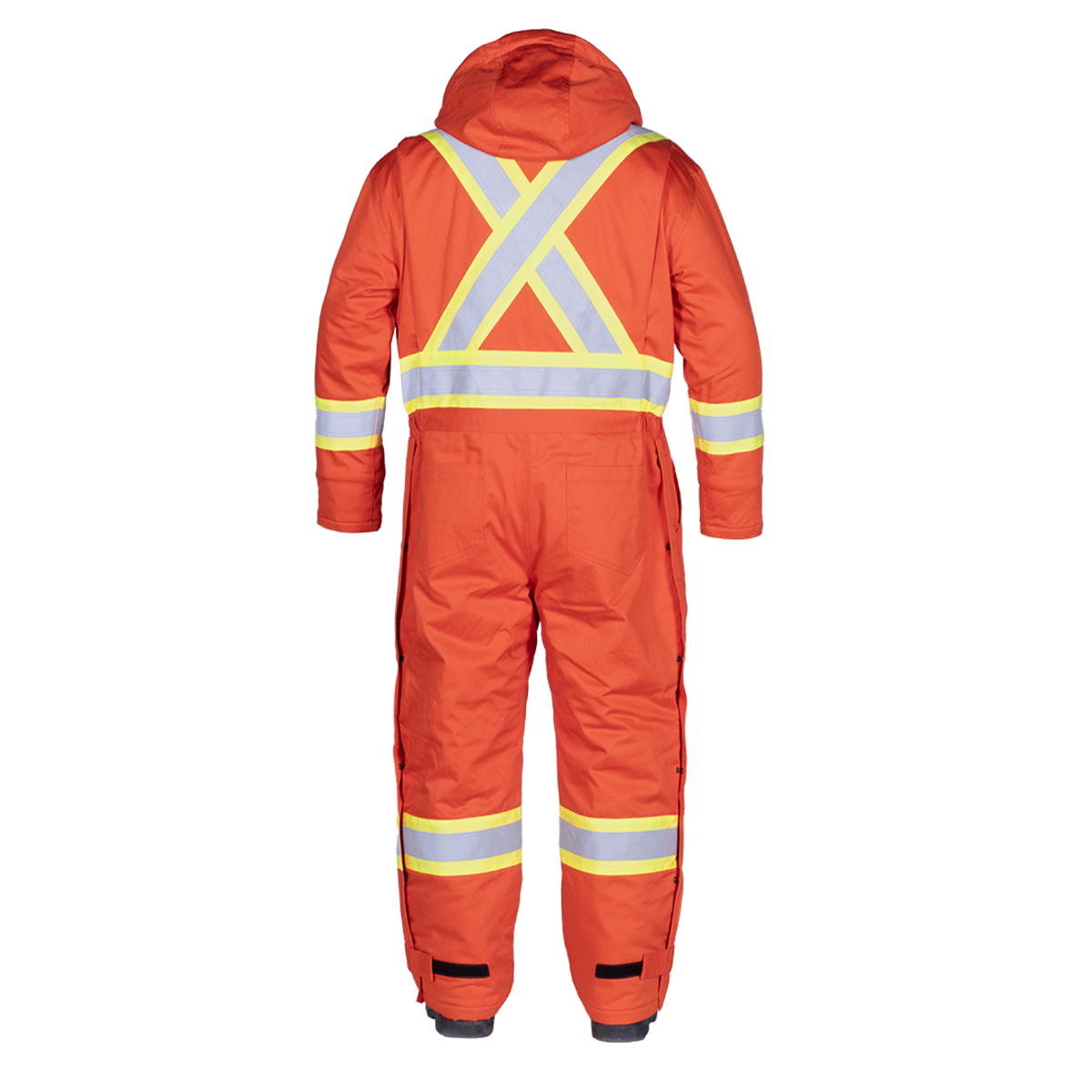 Orange Hi-Vis Fire Resistant Winter Coverall by Horizon FR - Style 116609MH