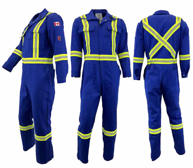 Atlas Guardian® FR/AR 2 Inch Striping Coveralls - By Atlas Workwear Style 1072 TALL