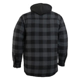 Flannel Lined Shirt with Hood by GATTS Workwear - Style626DCF