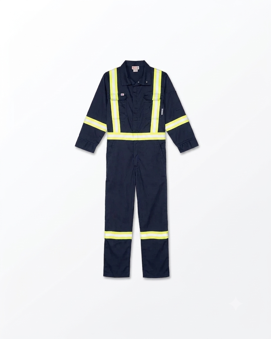 Rasco  FR 88/12 Coverall with CSA Reflective Trim - Style FR3305