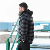 Flannel Lined Shirt with Hood by GATTS Workwear - Style626DCF