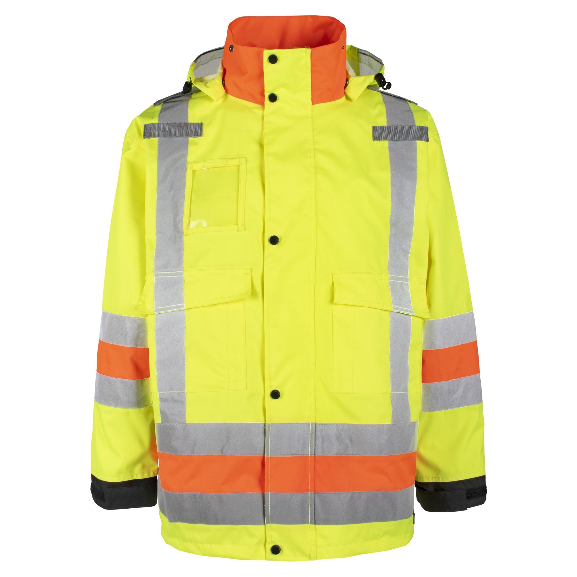 Hi-Vis Waterproof Traffic Jacket by Holmes Workwear - Style