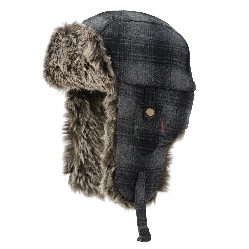 Plaid Aviator Hat by Tough Duck - Style i15616