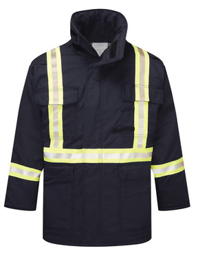 IFR Avenger 3215 insulated parka — Navy, front view