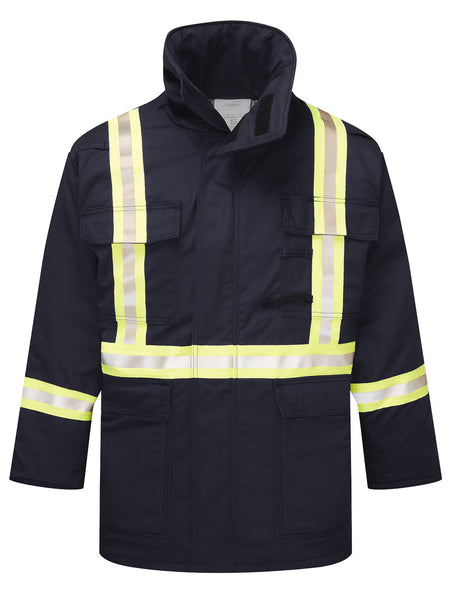 IFR Avenger 3215 insulated parka — Navy, front view