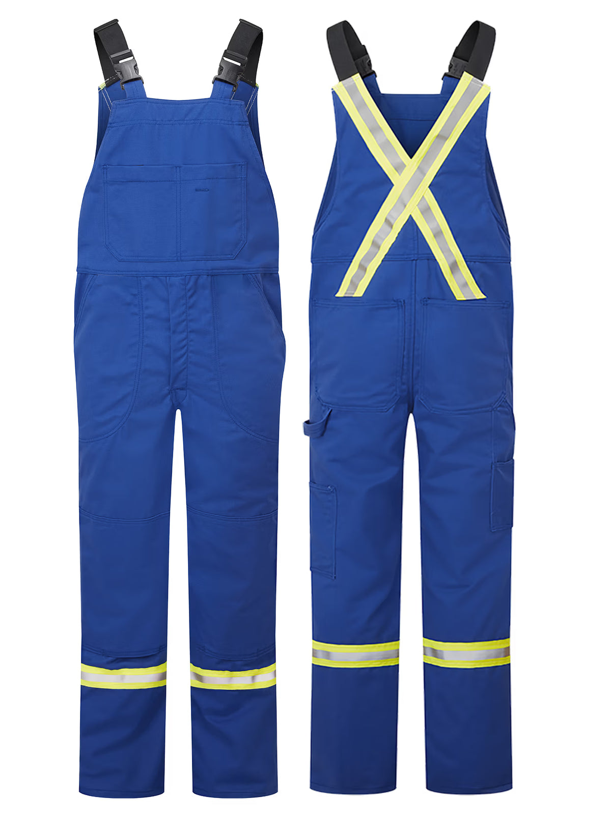 Royal Blue Avenger 9 oz FR Bib Pants by IFR Workwear, Style 122