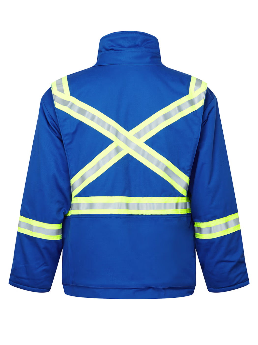 IFR Avenger 216 insulated bomber — Royal Blue, back view
