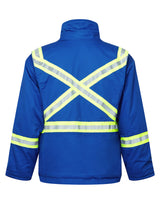 IFR Avenger 216 insulated bomber — Royal Blue, back view