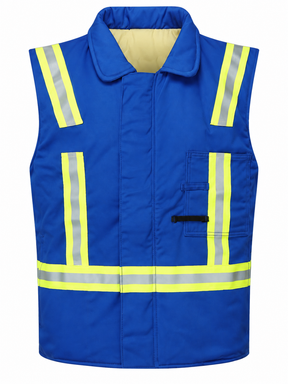 Royal Blue Avenger 9 oz Insulated Vest Style 240, front view on white background