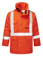 IFR Avenger 515 Hi-Vis insulated parka — Orange, front view