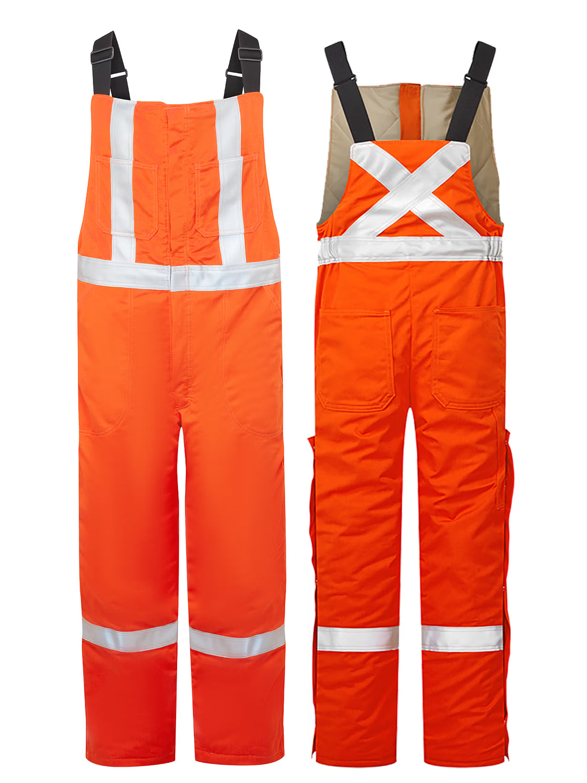 Orange IFR Avenger insulated bib pants, style 525