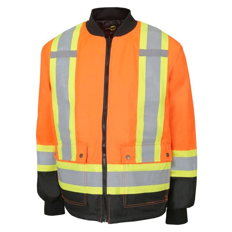 Jackfield 70-546RJ orange hi-vis 3-in-1 parka — inner jacket front