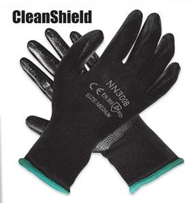 13g Seamless Knit Nylon Gloves with a Flat Nitrile Palm Coating - Styl — Canadian  Workwear Inc.