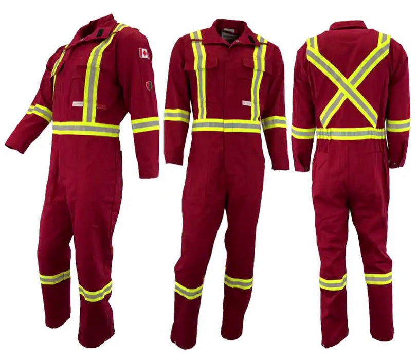 Atlas Guardian® FR/AR 2 Inch Striping Coveralls - By Atlas Workwear Style 1072 TALL