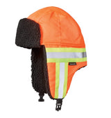 Hi-Vis Aviator Hat with Contrast Tape Backing by Tough Duck - Style SA13
