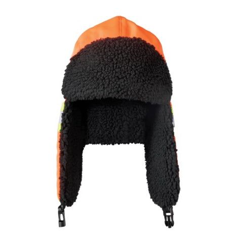 Hi-Vis Aviator Hat with Contrast Tape Backing by Tough Duck - Style SA13