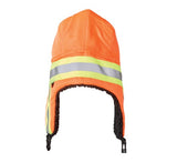Hi-Vis Aviator Hat with Contrast Tape Backing by Tough Duck - Style SA13