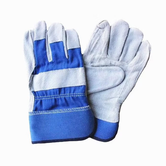 Women's Split Leather Work Gloves, Standard Grade