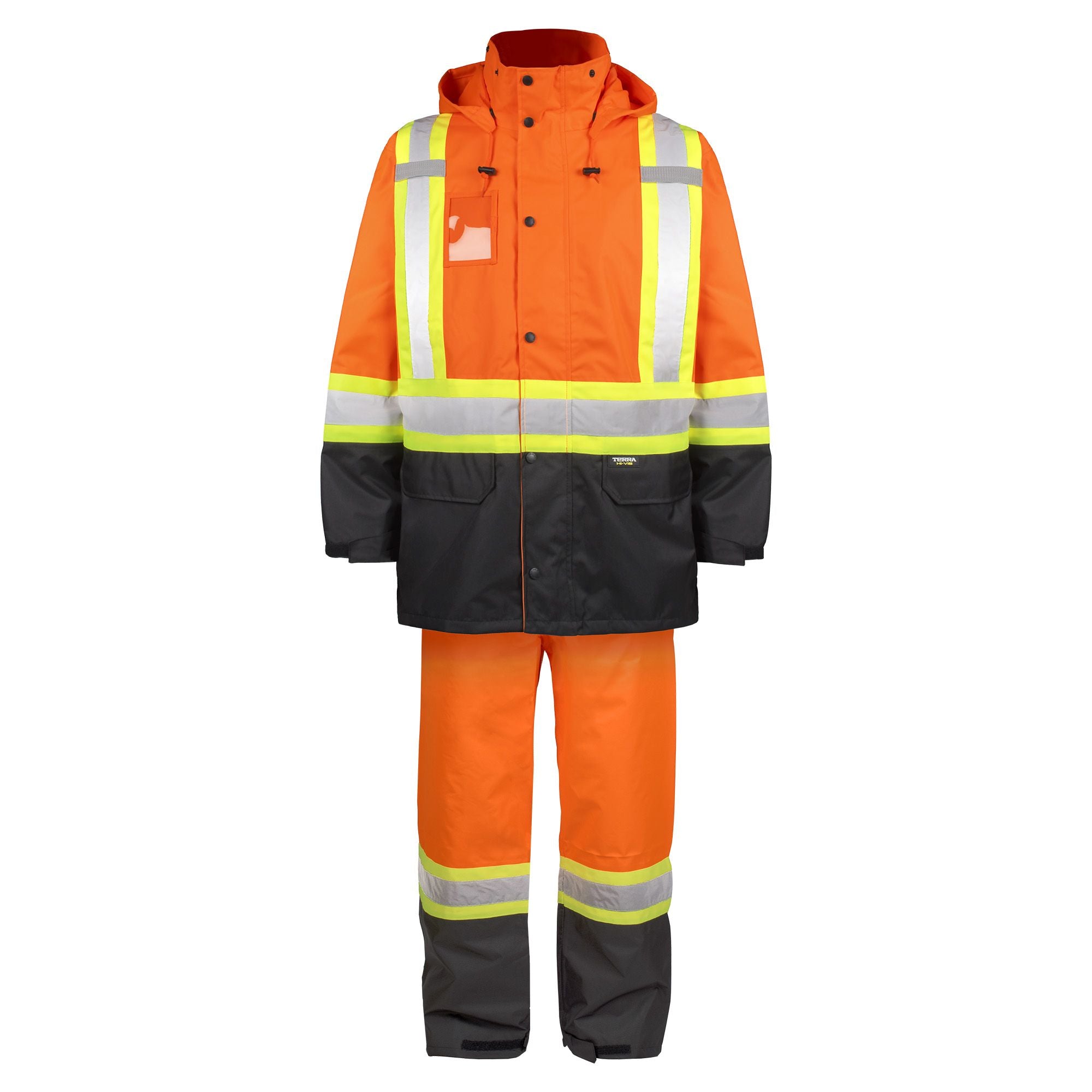 Hi-Vis Rain Jacket by Ground Force - Style RJ90 – Canadian