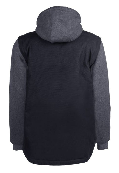 2 in 1 canva jacket/vest with removable hood and sleeves by Terra Workwear - Style 100330