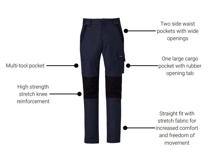 Mens Streetworx Tough Pant by Syzmik Workwear - Style ZP550