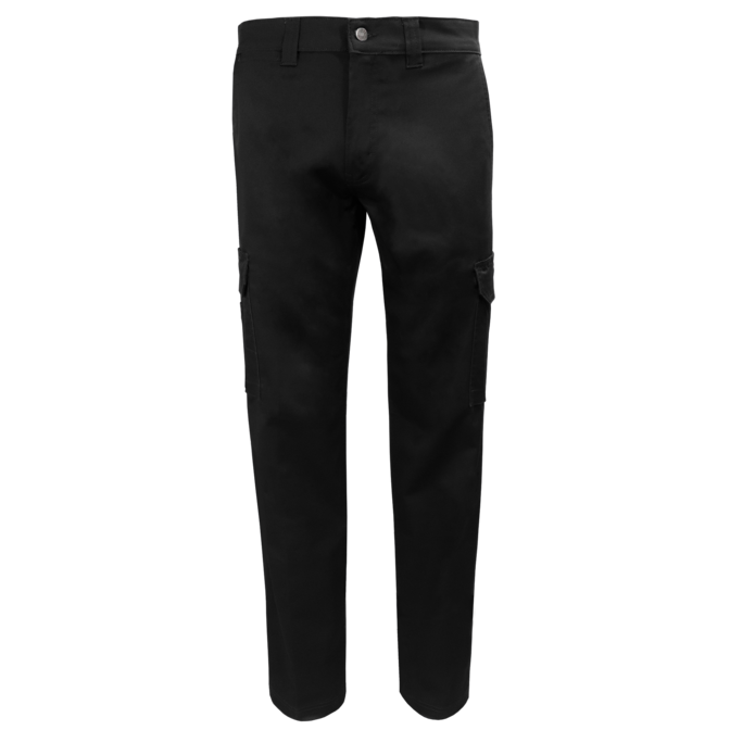 Black Cargo Trousers -- Madmext