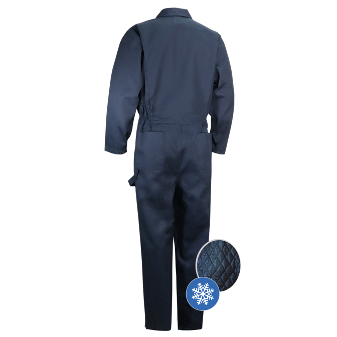 Navy Winter Lined Coverall by GATTS Workwear - Style 791D