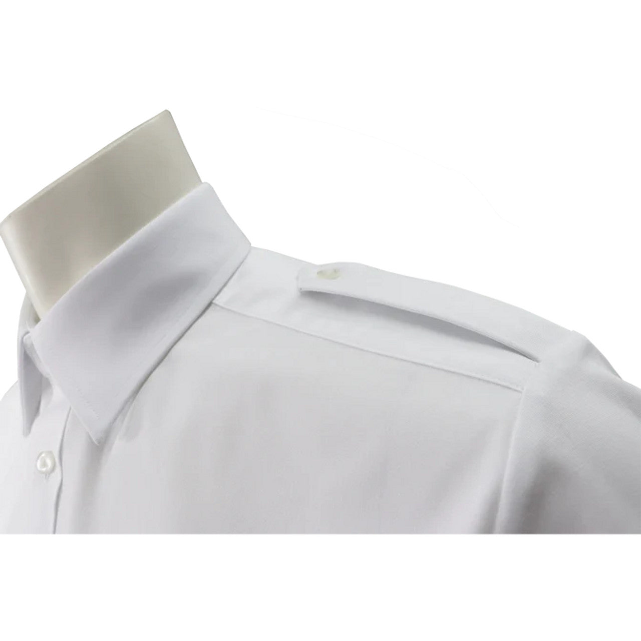 White Military Long Sleeve Shirt by GATTS Workwear - Style 627