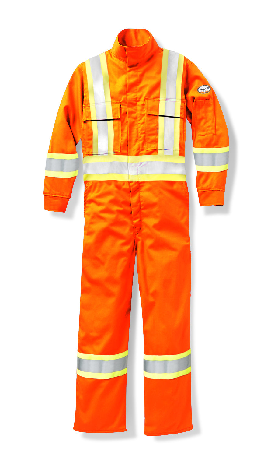 Rasco FR 7 oz. Westex UltraSoft HiVis Premium Coverall with Reflectiv