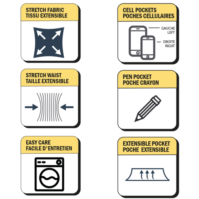 Stretch Cargo Pant by GATTS Workwear - Style 011EX