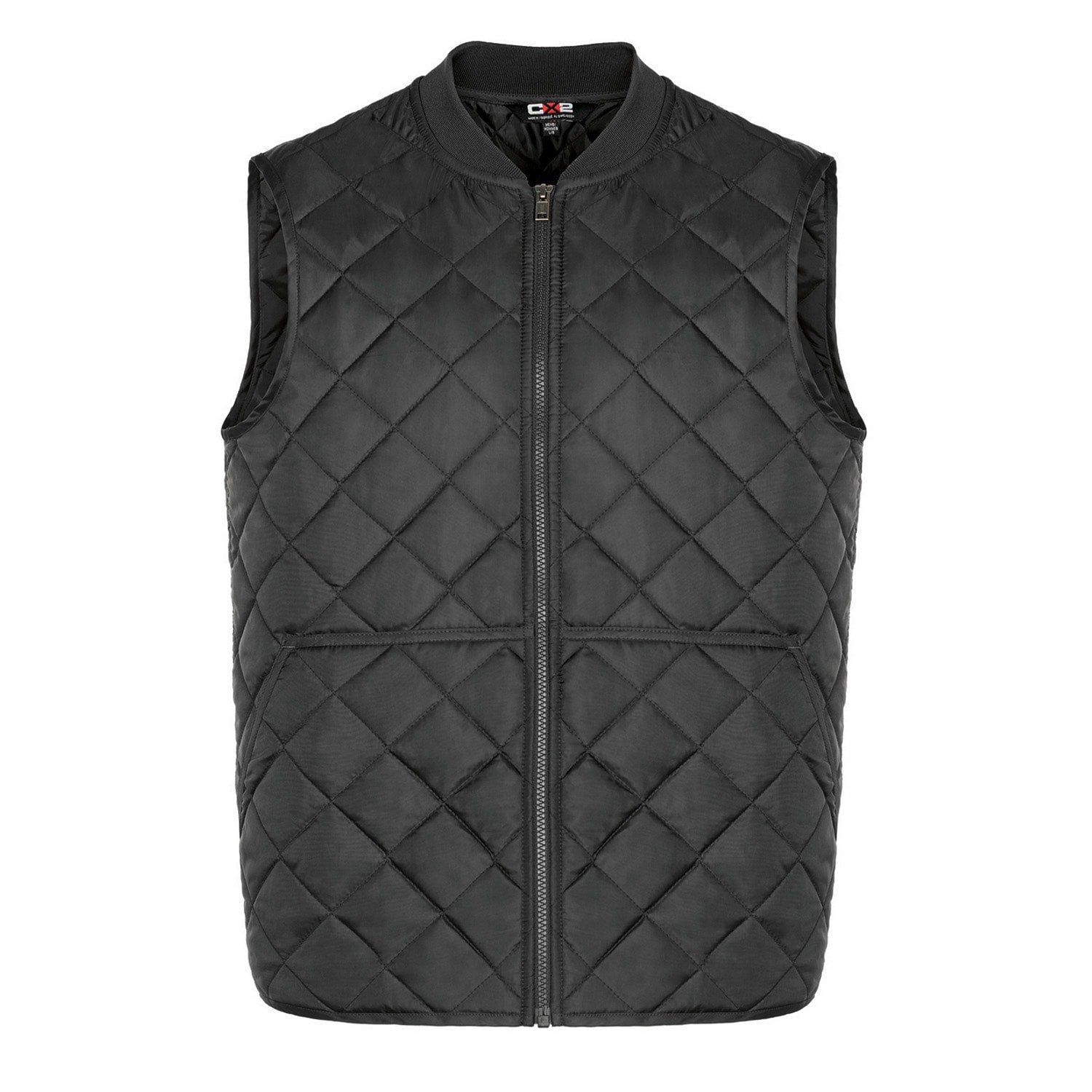 猿*様 POP QUILTED VEST Pop Trading Company Quilted Reversible Vest - Four Leaf